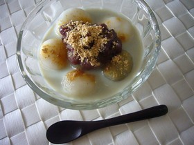 白玉の抹茶ミルク