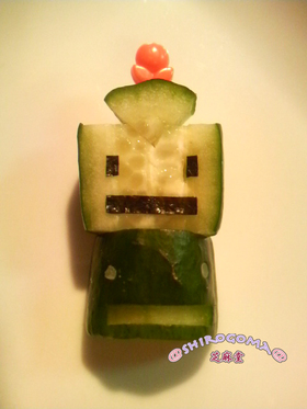 クイックキャラ弁!ツケモン胡瓜ブラザーズ