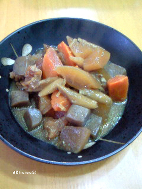 具沢山☆牛スジの煮込み