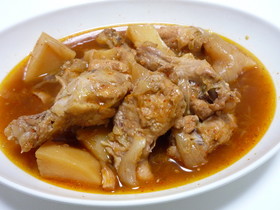 韓国風☆鶏手羽元の旨辛煮~タットリタン~