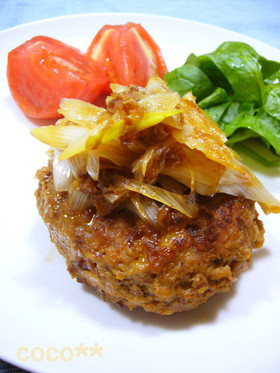 甘辛和風煮込み☆やわらかハンバーグ