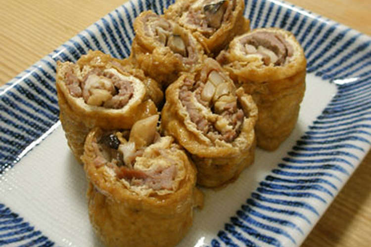 豚肉エリンギの油揚げ巻き お弁当のおかず レシピ 作り方 By ごまチョコ クックパッド