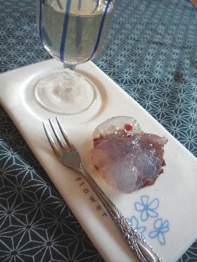 梅酒づくしの 水饅頭風