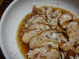 節約主婦の鶏胸肉の揚げ浸し