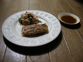 納豆そば春巻き