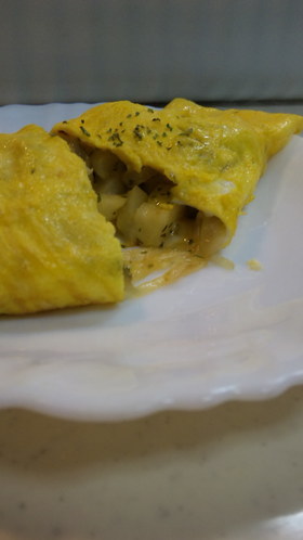朝食に♪ジャガイモと玉ねぎのオムレツ❤