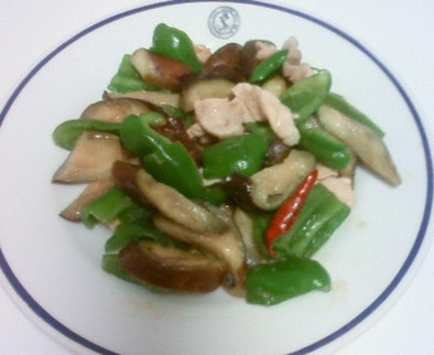 野菜と豚肉のピリ辛味噌炒めの写真