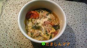 簡単☆チーズカレースープ飯