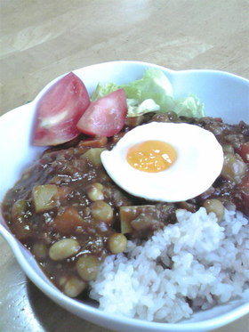 うちの豆カレー