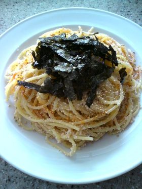 生ではない!たらこスパゲッティ