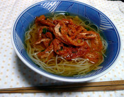 さっぱり★ピリ辛そうめん(韓国風)の写真