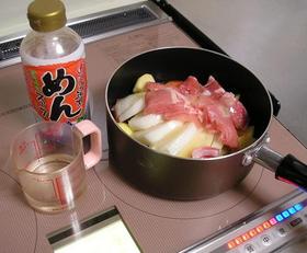 IHクッキングヒーターで肉じゃが