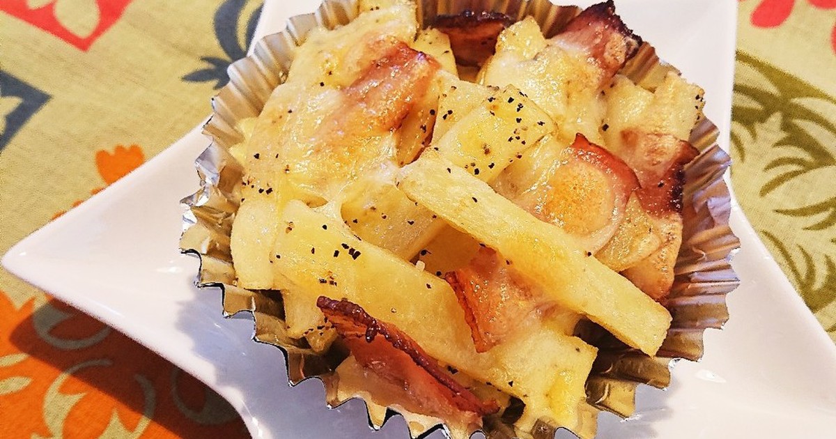 ベーコンとチェダーチーズのマッシュルーム詰めのレシピ