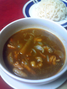 カレースープ&ざるうどん☆