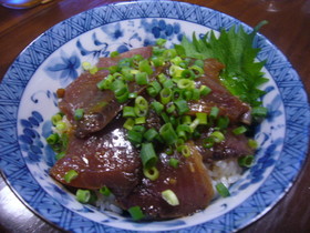 美味しい鰹の漬けDON