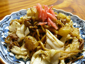 足利名物 じゃが芋入りソース焼きそば