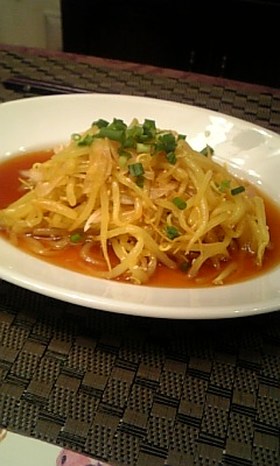 シャッキ~ン!もやしのカレー風味サラダ