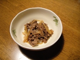 生姜香る☆牛肉しぐれ煮
