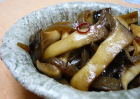 ピリカラ☆エリンギの中華炒め