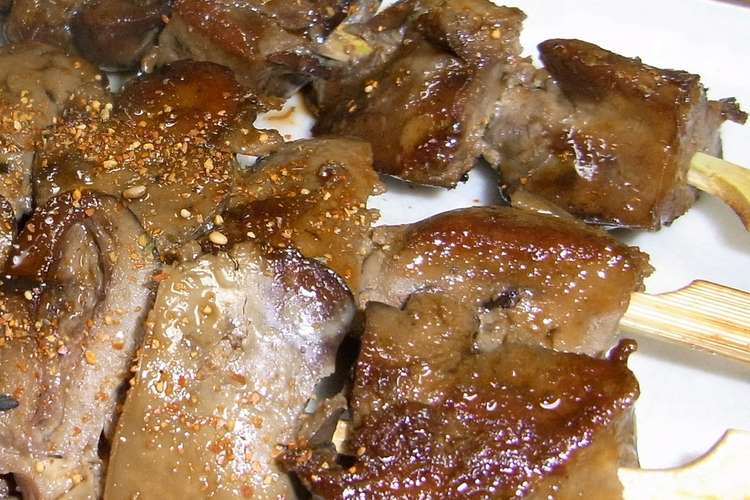 柔らかくてびっくり 鶏レバーの串焼き レシピ 作り方 By プリンママ クックパッド 簡単おいしいみんなのレシピが367万品