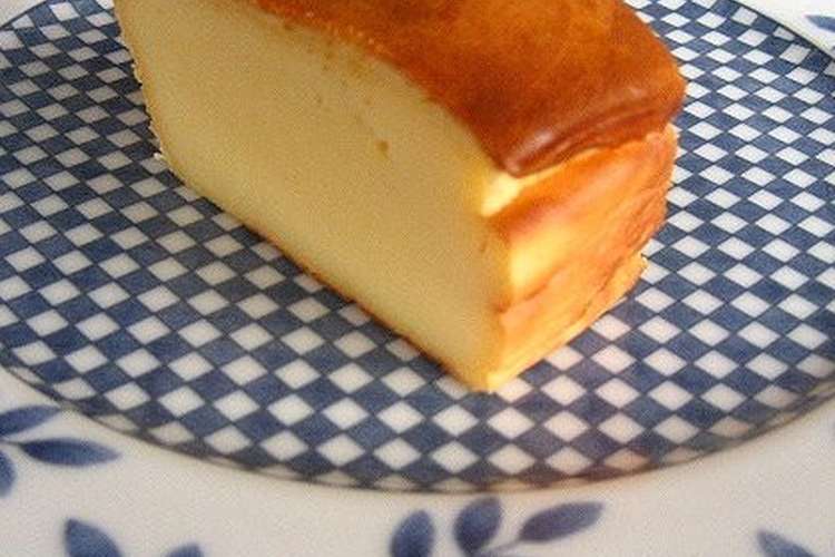 ミキサーで簡単ベイクドチーズケーキ レシピ 作り方 By ことぶきsan クックパッド