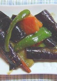 茄子と野菜の味噌炒め