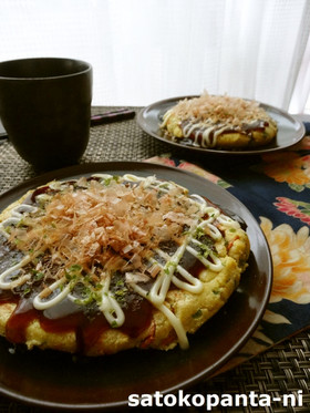 ビニール袋で混ぜるだけおからお好み焼き