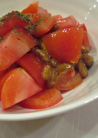 トマト納豆