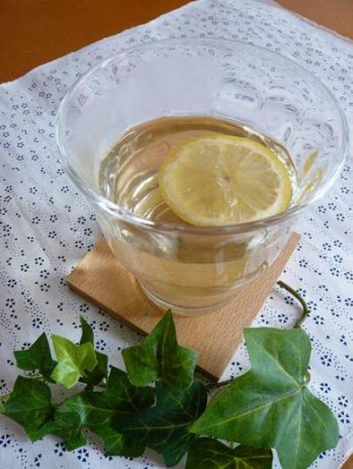 健康ドリンク　ホット黒酢レモンの写真