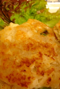 玄米とレンコンのふわふわ豆腐ステーキ