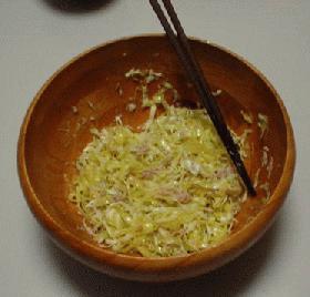 梅酢入り和風サラダ