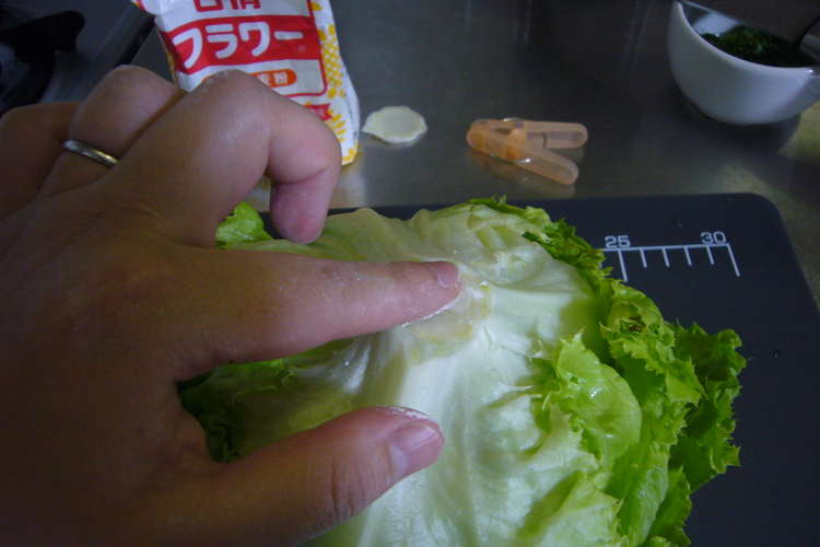 長持ち レタスの保存 レシピ 作り方 By きくぱんだ クックパッド