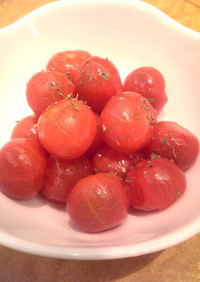 トマトはちみつ漬け＊トマトの超簡単湯むき