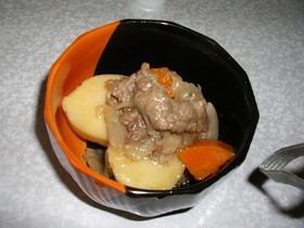 お肉やわらか肉じゃが