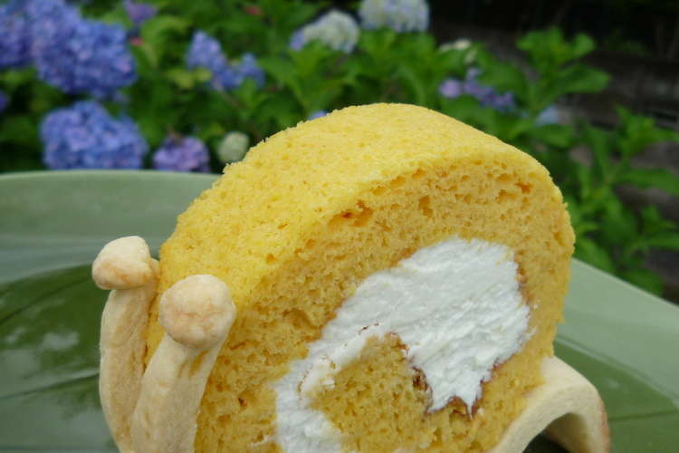 雨の日のお散歩 かたつむりロールケーキ レシピ 作り方 By さか子 クックパッド