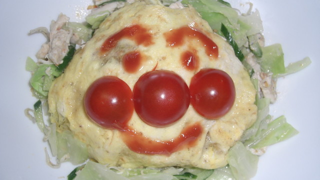 アンパンマンキャラオムライス レシピ 作り方 By ばっちゃんマン クックパッド 簡単おいしいみんなのレシピが360万品