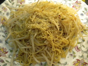 簡単おつまみ!もやし焼きそば