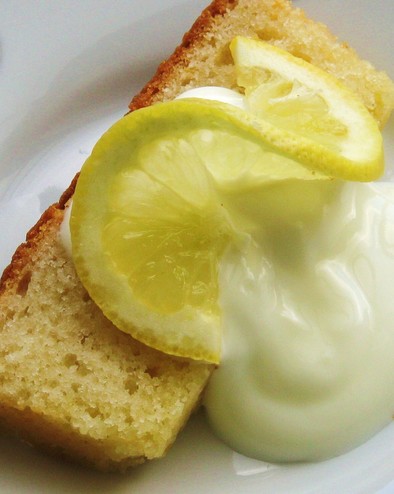 レモンヨーグルトケーキの写真
