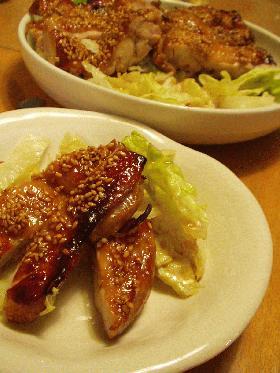 鶏の胡麻焼き