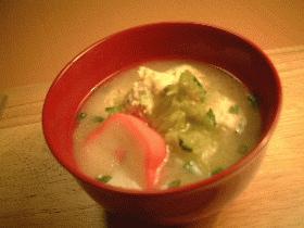 春のふんわりお味噌汁♪
