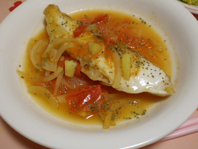 生姜とトマトの魚のシチュー レシピ