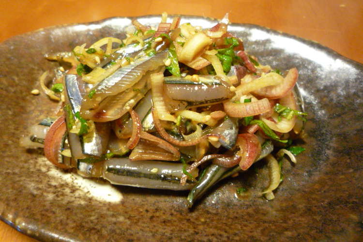 わさび醤油で きびなごの香味野菜和え レシピ 作り方 By Yummysunny クックパッド 簡単おいしいみんなのレシピが356万品