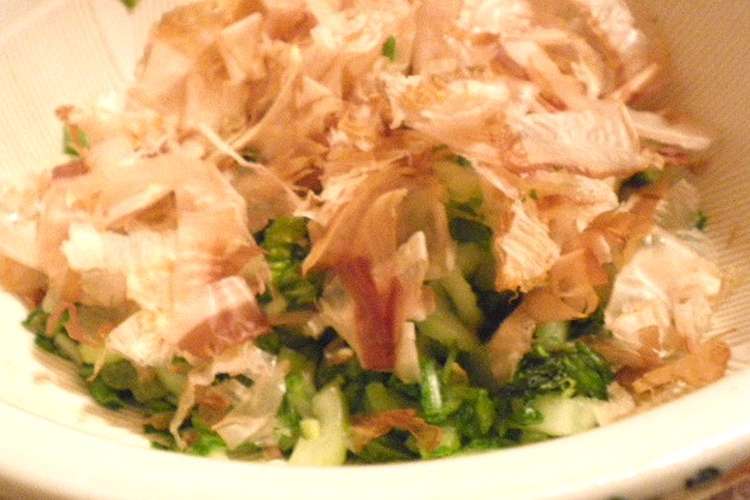 生で ちんげん菜のサラダ レシピ 作り方 By Mon8mon クックパッド