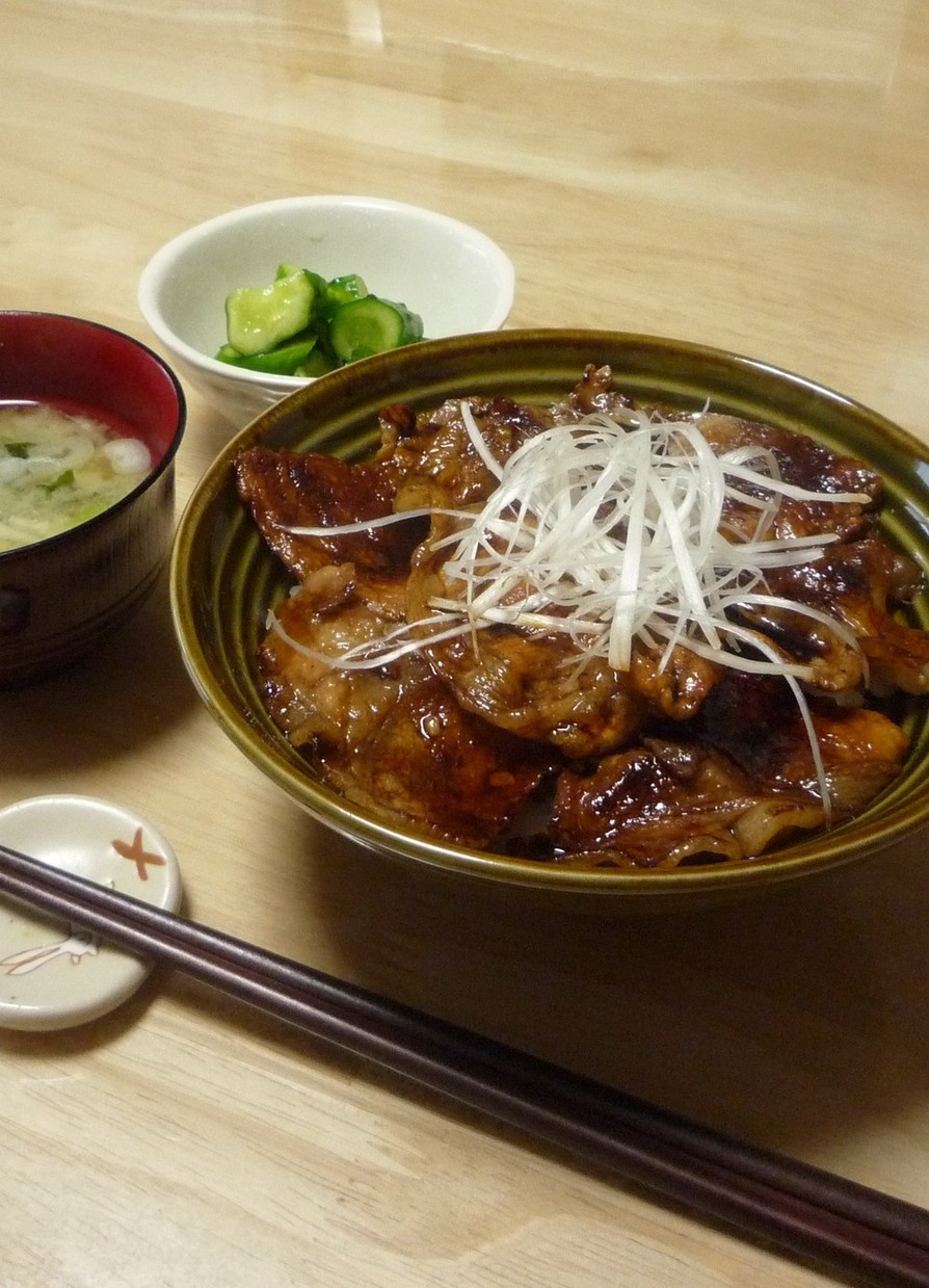 北海道十勝風～豚丼！とタレの画像
