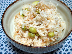 枝豆としらすのダイエットご飯☆