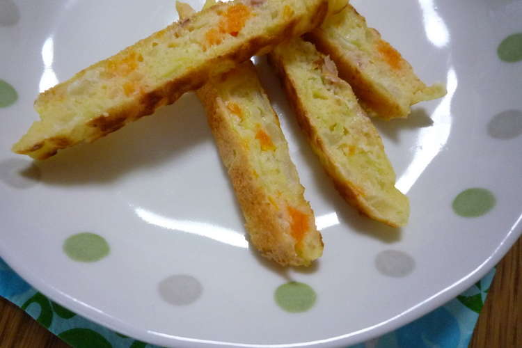 離乳食 ツナの手づかみお好み焼き レシピ 作り方 By Niconoco クックパッド 簡単おいしいみんなのレシピが359万品