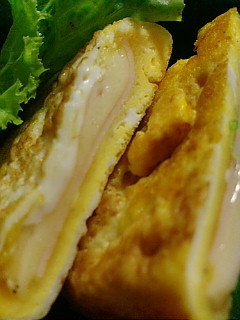 お弁当に☆簡単ハムチーズたまごの画像