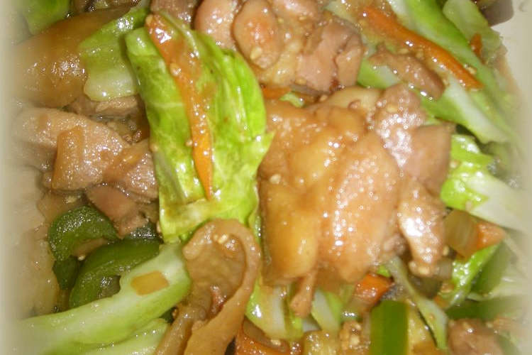 焼肉のタレで 簡単鶏肉の野菜炒め レシピ 作り方 By Abumix クックパッド 簡単おいしいみんなのレシピが352万品