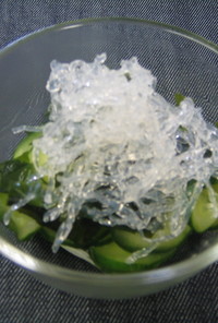 ぷちぷち海藻麺の酢の物