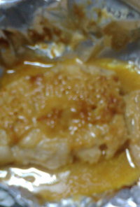 ホイル焼き 豚肉の味噌ネーズ